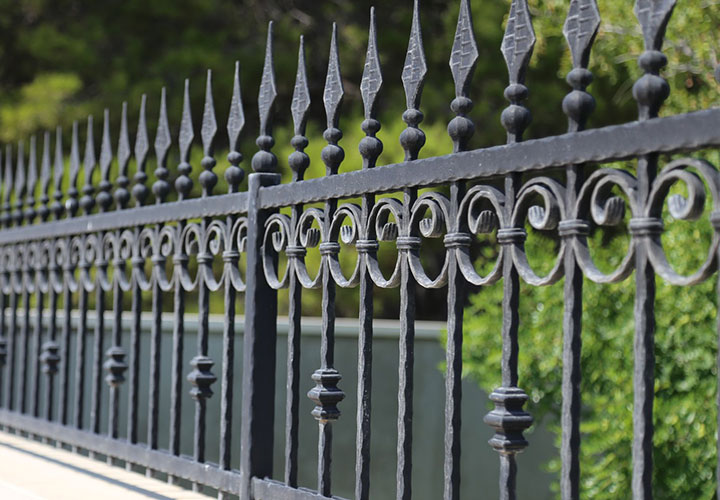 Types of metal residential fences
